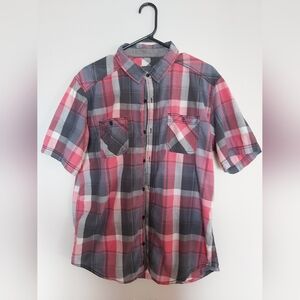 BURNSIDE Men's Plaid Shirt